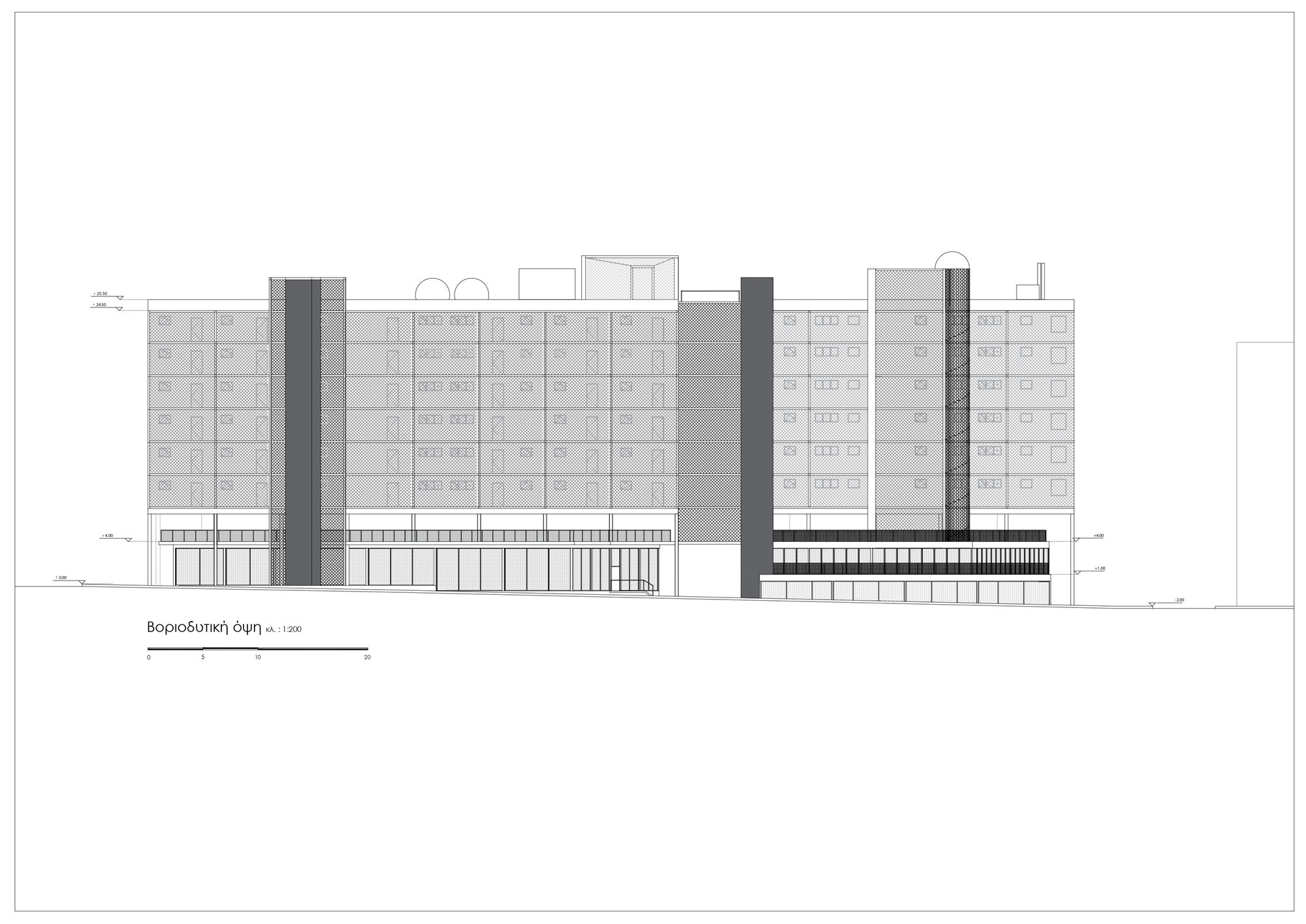 Fractal City - north-west elevation