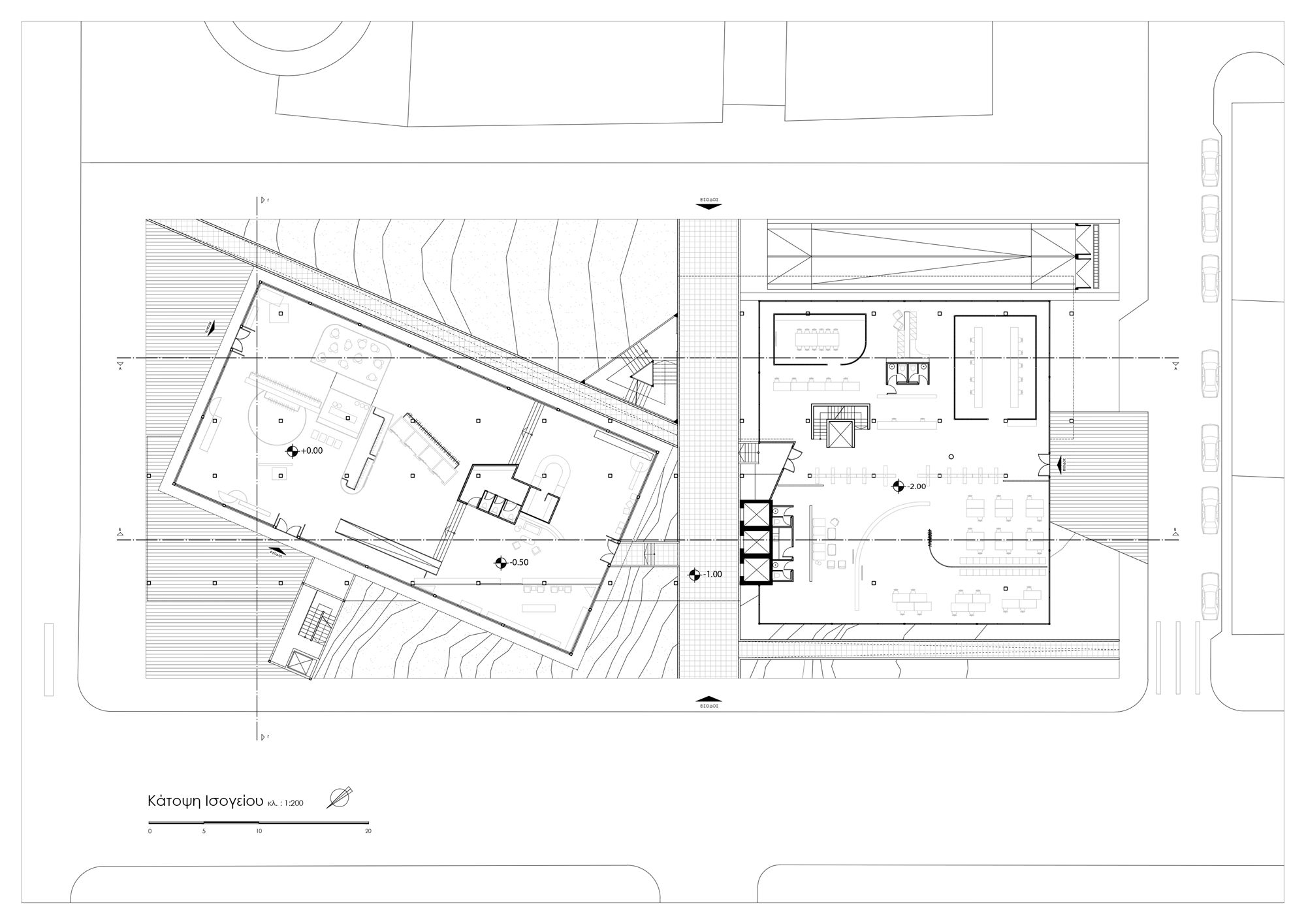Fractal City - ground floor plan