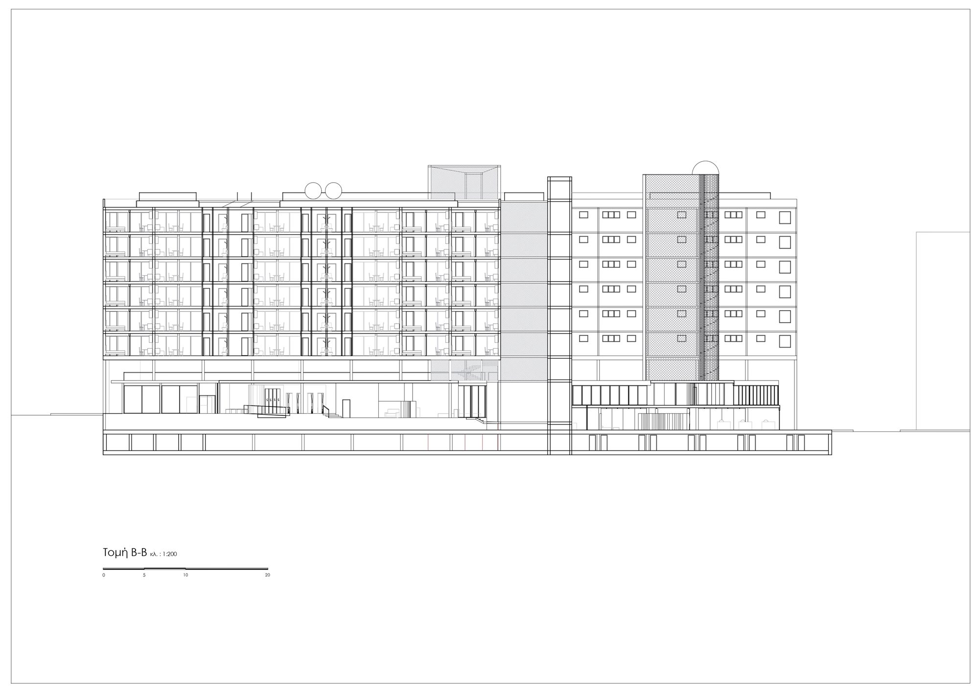 Fractal City - section B-B
