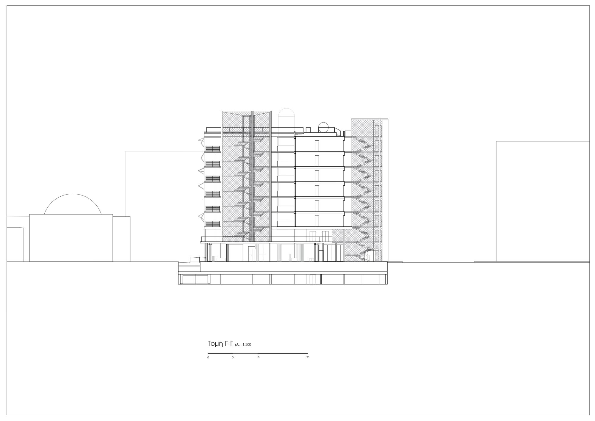 Fractal City - section C-C