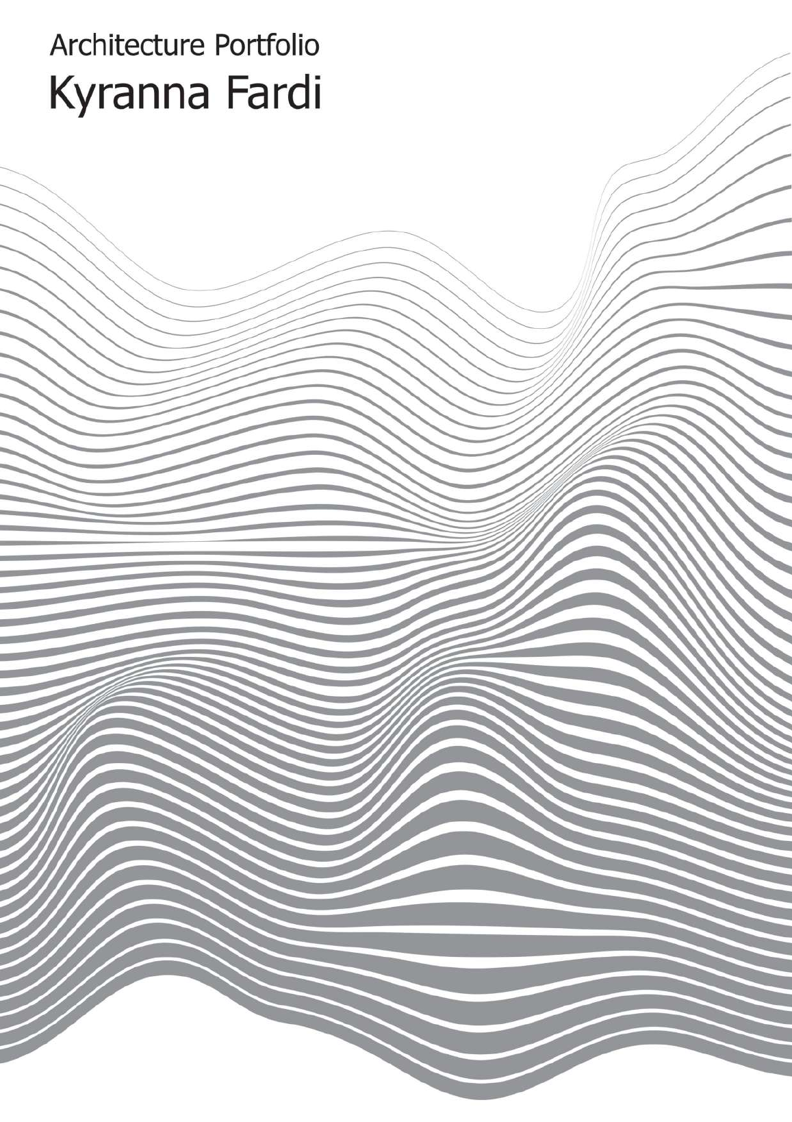 Architecture portfolio cover
