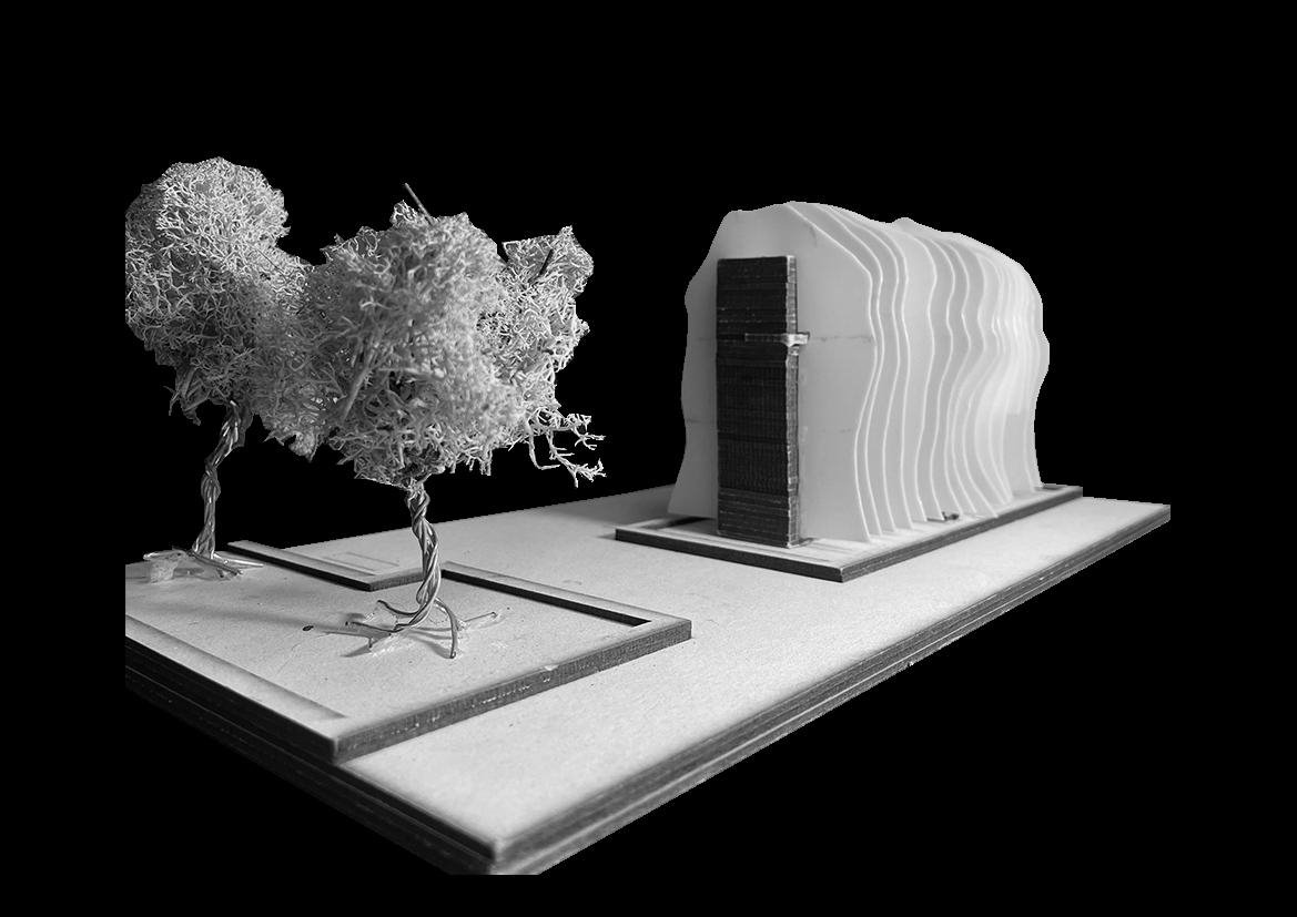 Visual Arts 2 - model, view from the other side