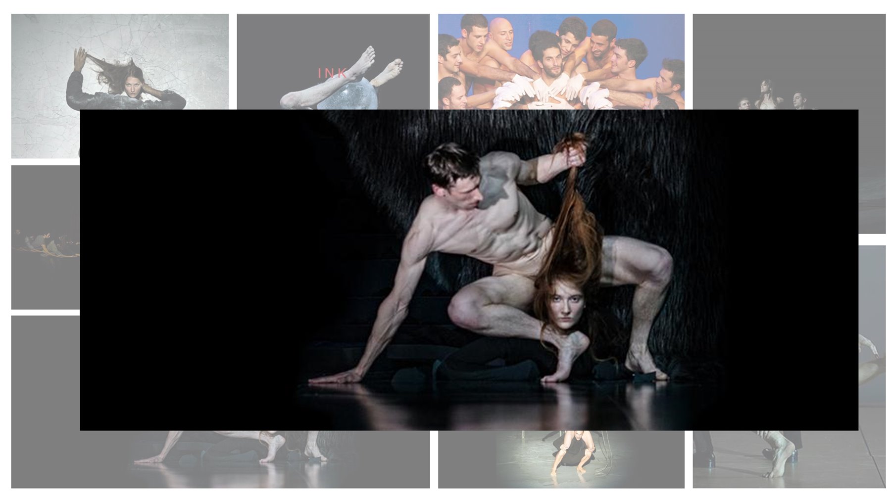 Visual Arts 2 - collage of production photographs from works by Dimitris Papaioannou, 2 of 8