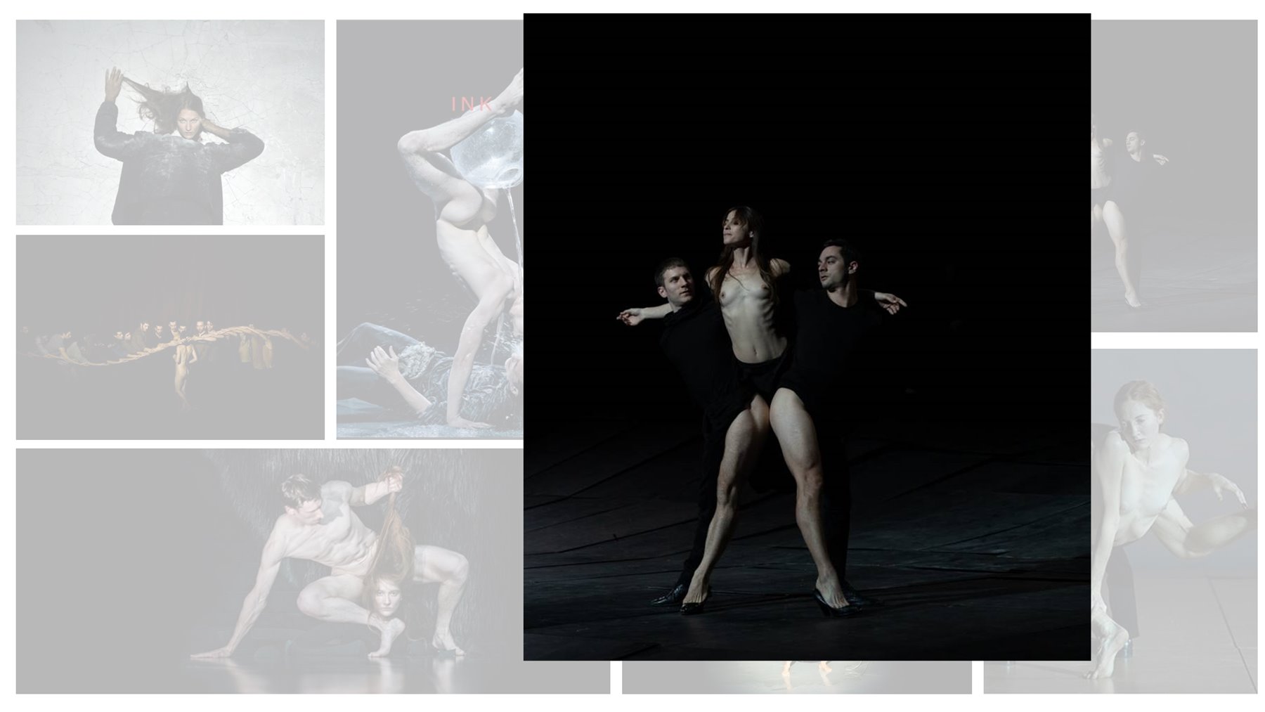 Visual Arts 2 - collage of production photographs from works by Dimitris Papaioannou, 5 of 8