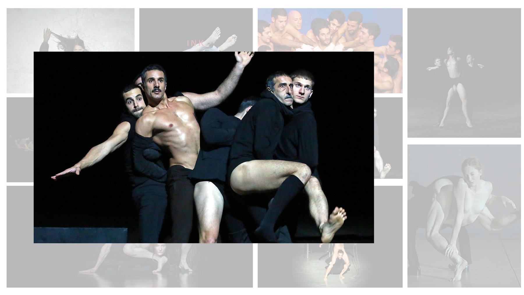 Visual Arts 2 - collage of production photographs from works by Dimitris Papaioannou, 6 of 8
