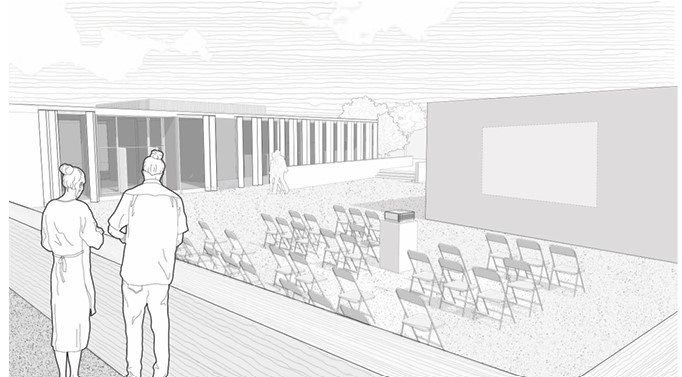 Youth Center - the outdoor cinema
